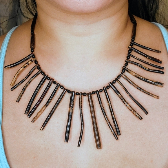 Artisan Black Coral 🪸 Necklace - Picture 2 of 2